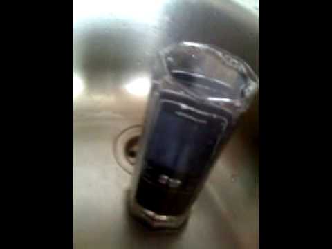 Nokia 8600 luna water test crash test