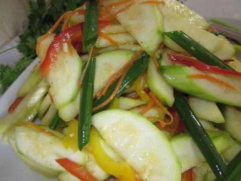 Рецепт - Кабачки по-корейски