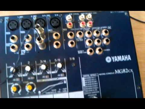 Как подключить микшер( на примере Yamaha Mg82cx