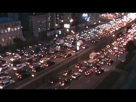 Night Moscow Traffic