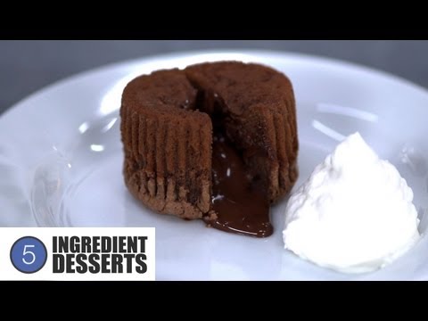 Chocolate Lava Cakes | 5 Ingredient Desserts