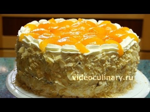 Бисквитный торт Абрикос - Рецепт Бабушки Эммы