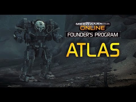 MechWarrior online с ATLAS'ами