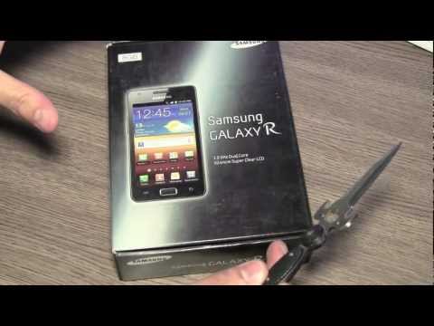 New Samsung Galaxy R i9103 Unboxing and Review