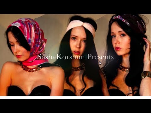 7 идей КАК красиво ЗАВЯЗАТЬ платок на ГОЛОВУ / headscarf