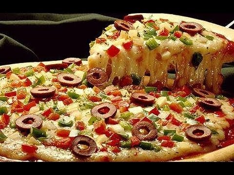 Рецепты пиццы. Пицца с колбасой простой рецепт приготовления
