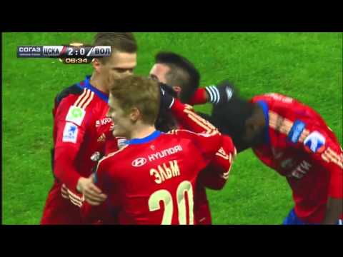 ЦСКА Волга 3-0 Обзор матча  HD видео