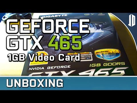Gigabyte GTX 465 GV-N465UD-1GI Unboxing