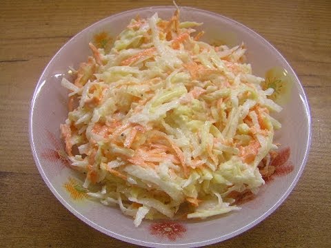 Салат из редьки с морковью и сыром - видео рецепт