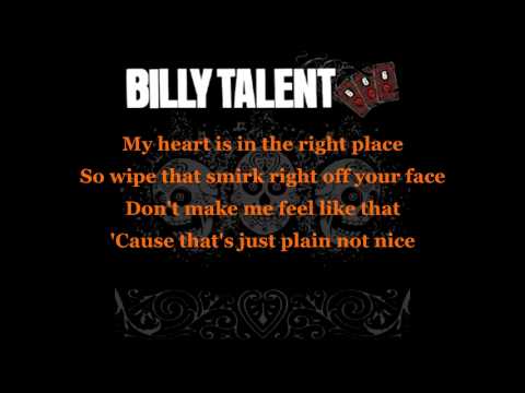 Billy Talent - Line & Sinker + Lyrics