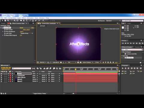 After Effects уроки для новичков: Текстовая анимация / After Effects tutorial for beginners