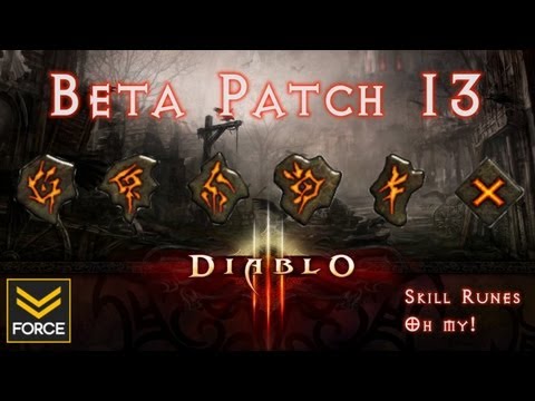 Diablo 3 Beta - Patch 13: New Skill System, Skill Runes, Public Chat Channels and More!