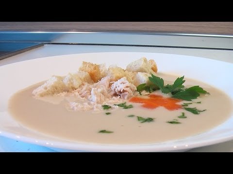 Суп-пюре из курицы видео рецепт. Книга о вкусной и здоровой пище