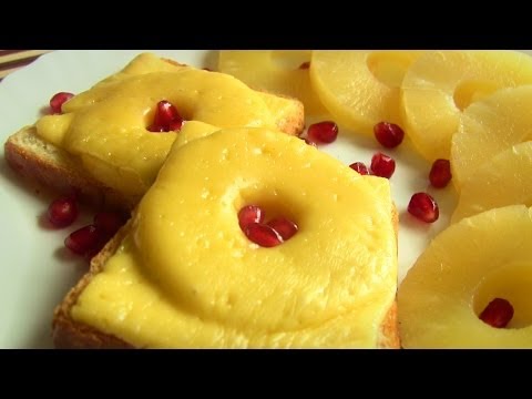Бутерброды рецепты  Бутерброды с ананасами и сыром