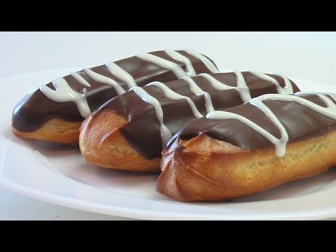 Пирожное Эклер видео рецепт (Eclair Biscuits)