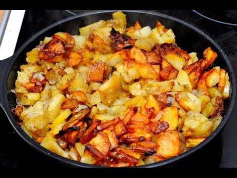 рецепт жареной картошки