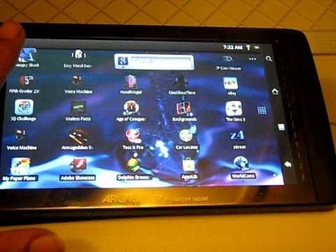 review of Archos 70 250 gb. Great android apps over 100 reviews PART 7