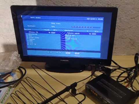 подключение цифровой приставки DVB-T2 Сигнал HD-200 в Омске