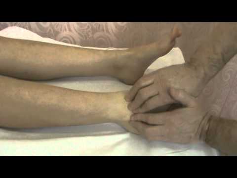 массаж голеностопного сустава