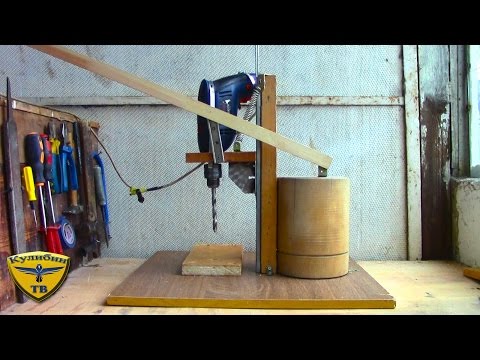 Как сделать сверлильный станок / Homemade Drill Press
