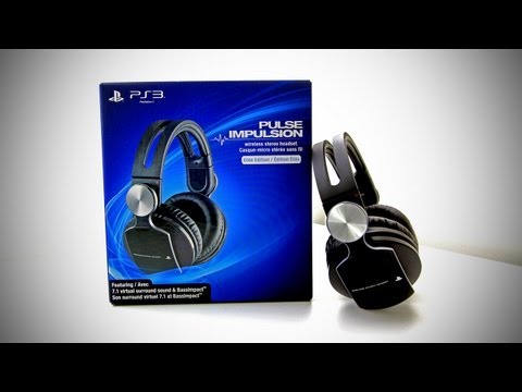 PS3 PULSE Wireless Stereo Headset Elite Edition Unboxing (New PlayStation 3 Wireless Gaming Headset)