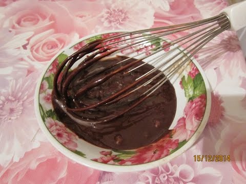 Как приготовить шоколадную глазурь для тортов и пирожных