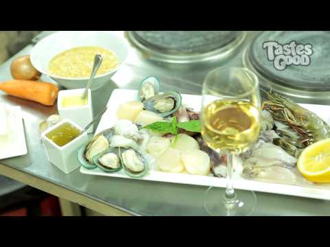 Соте из морепродуктов «Корона Нептуна» — рецепт. Киев,Tastesgood,ua — ресторанный портал