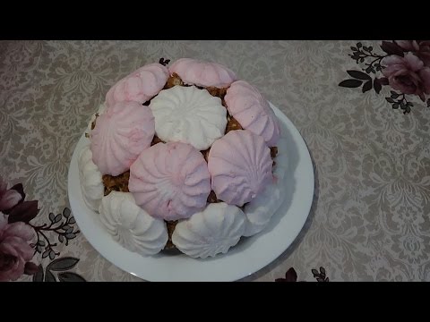 Торт Муравейник в зефире без выпечки