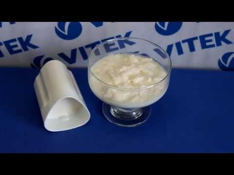 Рецепт приготовления йогурта с клубничным сиропом в мультиварке VITEK VT-4214 R