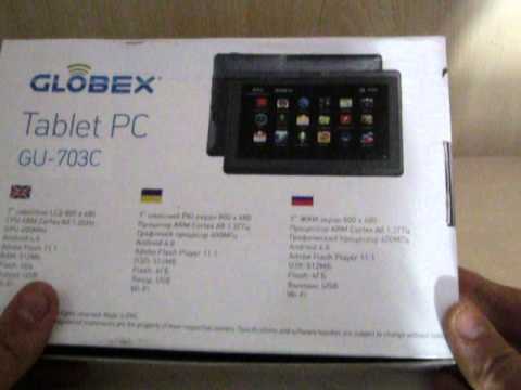 Распаковка китайского планшета Globex GU-703c