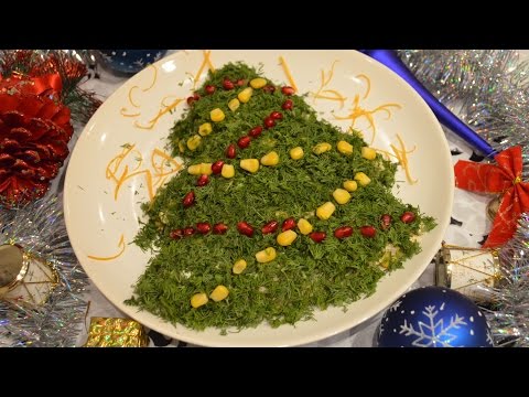 Праздничный салат «Елочка»