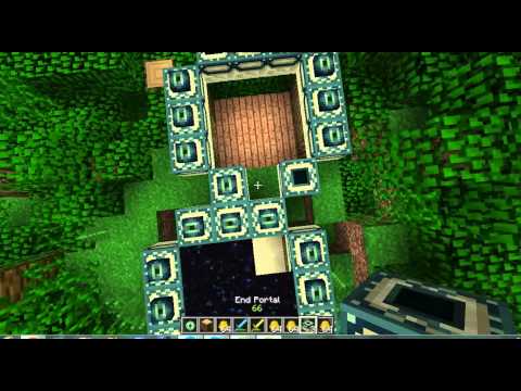 Как сделать/построить портал в ЭНДЕР МИР в Minecraft