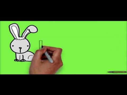 Как нарисовать зайца кролика за 20 секунд