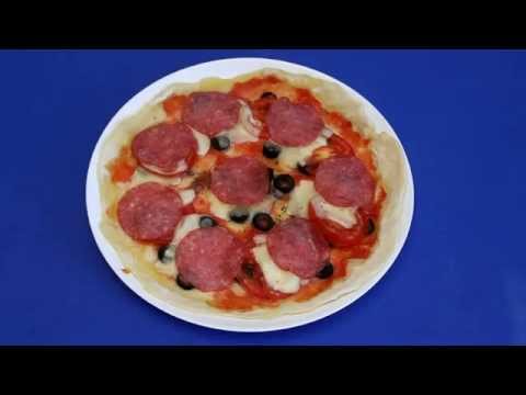 Рецепт приготовления пиццы с салями в микроволновой печи VITEK VT-1654 W