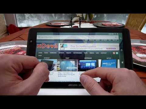 Archos 101 Internet Tablet komplett Test [Deutsch]