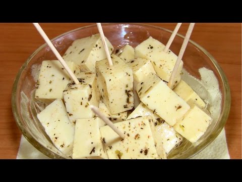 Маринованный сыр / Вкусный рецепт маринованного сыра
