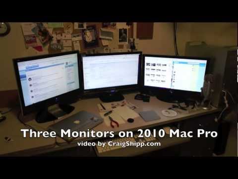Three Monitors MacPro 2010