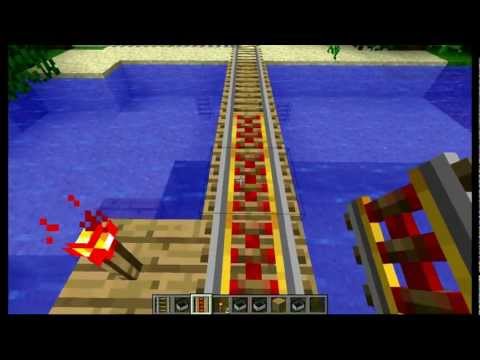 Minecraft как сделать рельса ?