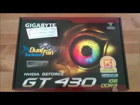 Gigabyte GT430 1GB Video Card Unboxing