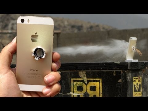 Crash test Iphone 5s gold