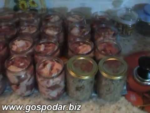 Рецепт приготовления свиной тушенки в автоклаве