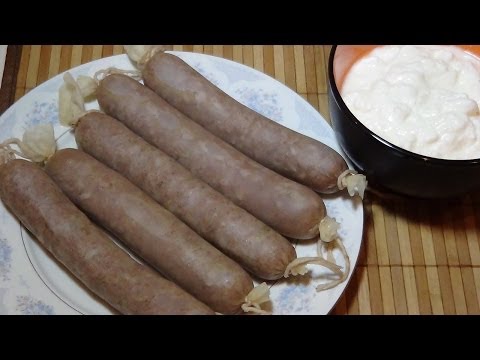 Тутырма- татарская домашняя колбаса (рецепт приготовления).