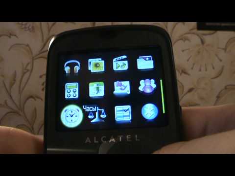 Alcatel OT 800 Carbon Mini review RUS