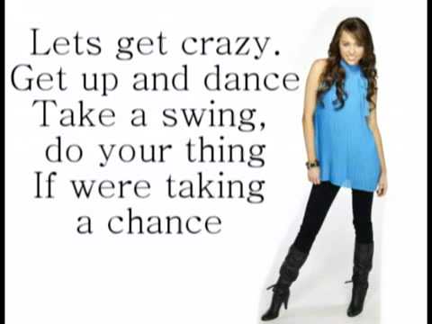 Hannah Montana [S3] - Lets Get Crazy - Lyrics On Screen.avi