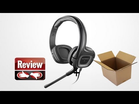 Plantronics .Audio 355 Stereo Headset Unboxing+review