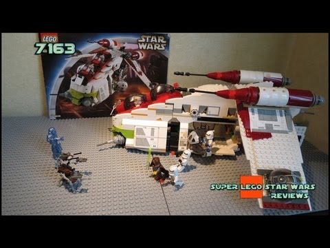 Lego Star Wars 7163 Republic Gunship Review