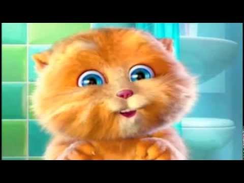 Смешной забавный говорящий кот котик Рыжик рассказывает стих
