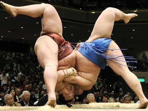 SUMO . Радио прикол из Японии о схватке сумоистов.