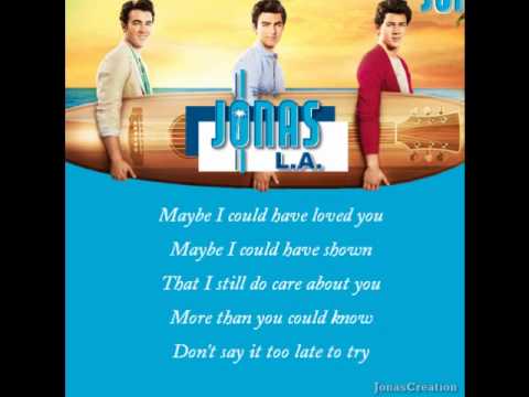 Jonas Brothers - Make It Right Lyrics (JONAS L.A)