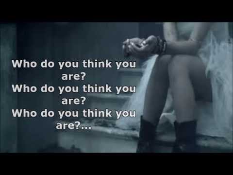 Christina Perri - Jar Of Hearts ( Who Do You Think You Are) Lyrics